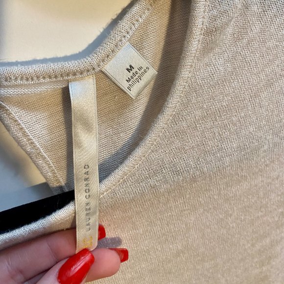 LC Lauren Conrad Embroidered Floral Peplum Top - Picture 4 of 4